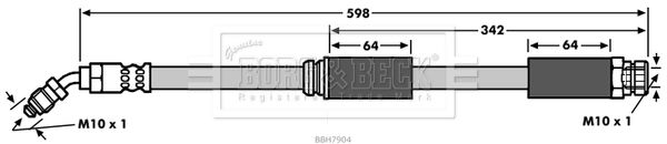 BORG & BECK Jarruletku BBH7904